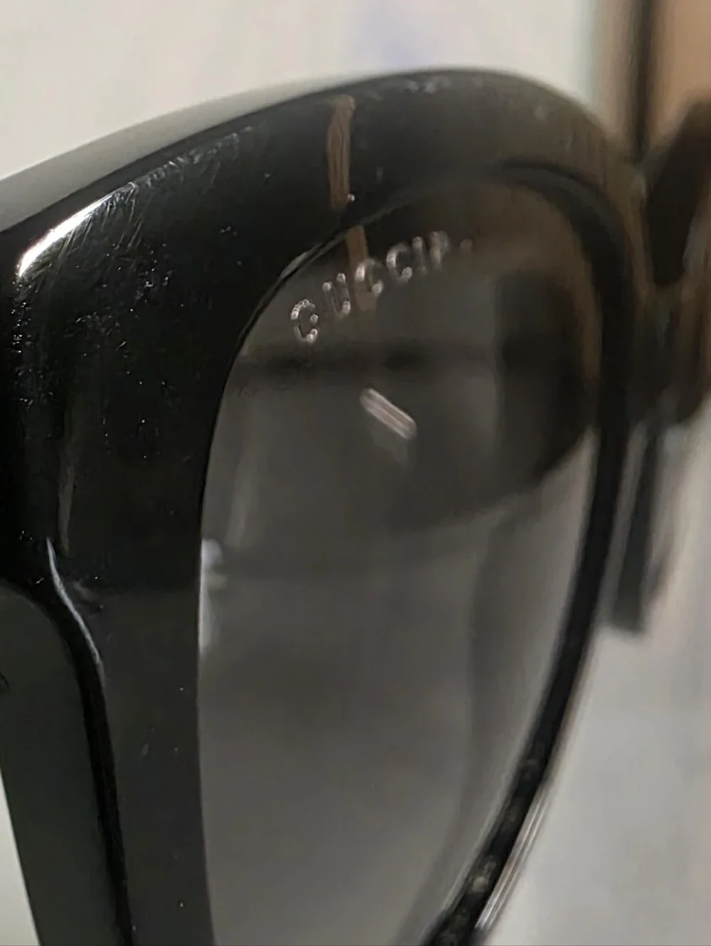 Gucci Black Oversized Cat-Eye Sunglasses